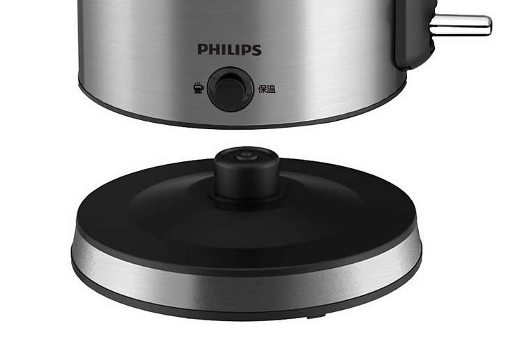 Ấm siêu tốc Philips 1.7L HD9316 - 1800W; Thép ko gỉ; vỏ kép
