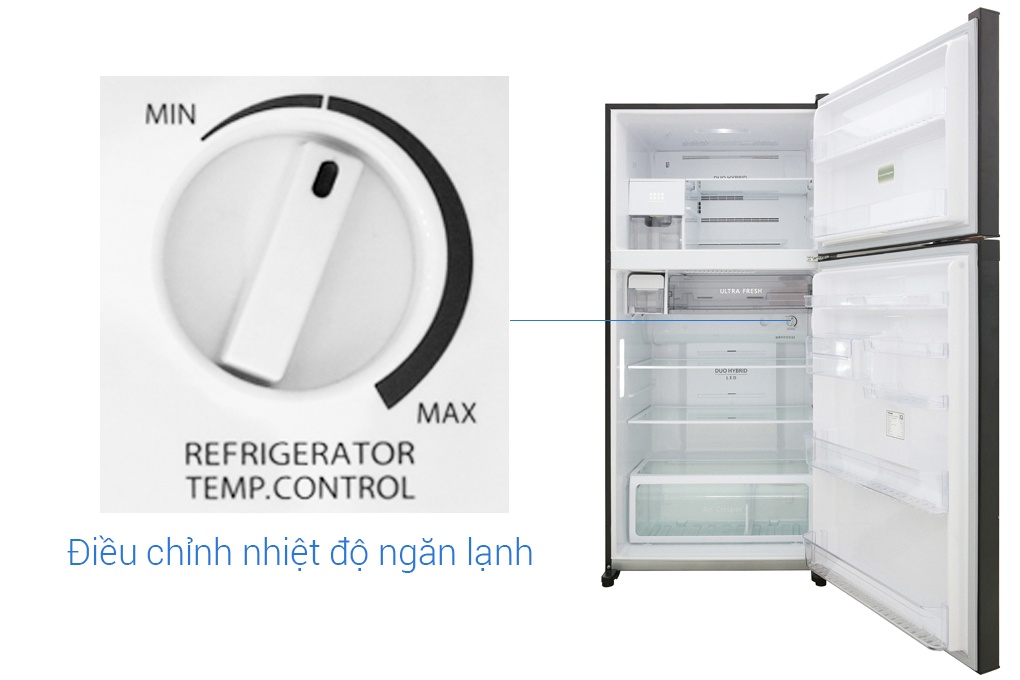 Tủ lạnh 2 cánh Inverter Toshiba GR-AG58VA/X - 555 Lít