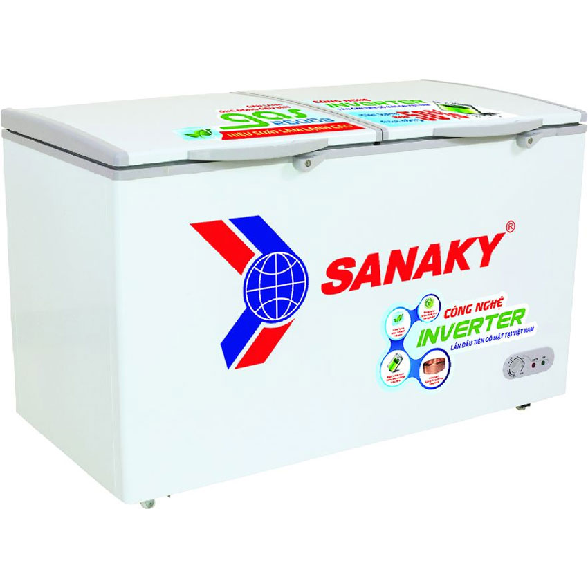Tủ đông Sanaky 305L inverter VH-4099A3(1 ngăn đông,2 cánh,Dàn đồng, R600a,1329*620*845)