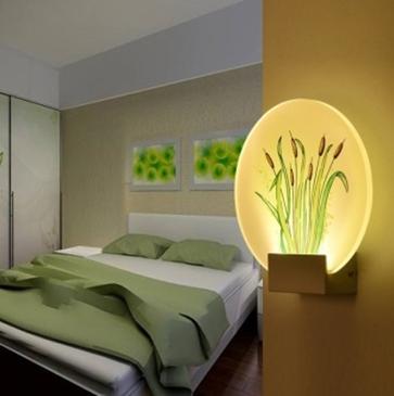 ĐÈN TƯỜNG LED 3D HOA CỎ 8w