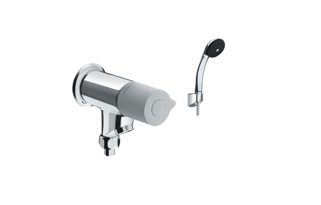 Vòi sen tắm lạnh Tay sen mạ INAX BFV-10-2C
