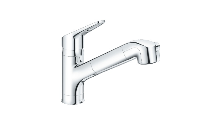 Vòi rửa bát nóng lạnh gắn chậu Inax JF-6450SX nhập khẩu Nhật Bản