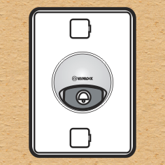 Nút chuông chống thấm có đèn báo loại dọc SINOS18