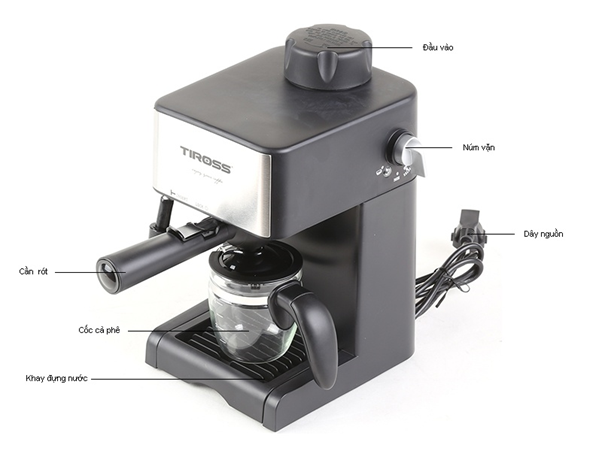 Máy pha cà phê tự động Tiross TS-621