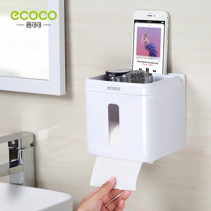 Hộp đựng giấy vệ sinh Ecoco 1 tầng cao cấp