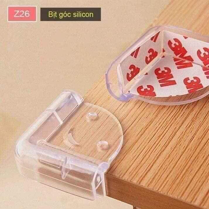 SET 4 BỊT GÓC BÀN SILICON