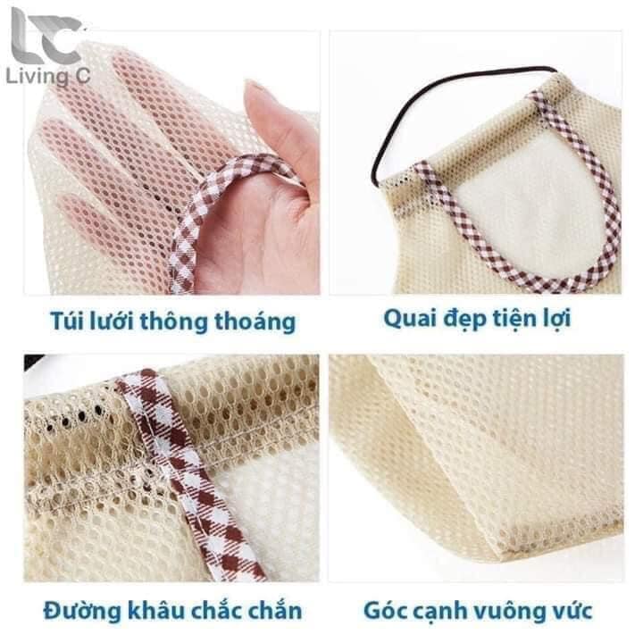 TÚI LƯỚI ĐA NĂNG TREO HÀNH TỎI, ĐỒ DÙNG