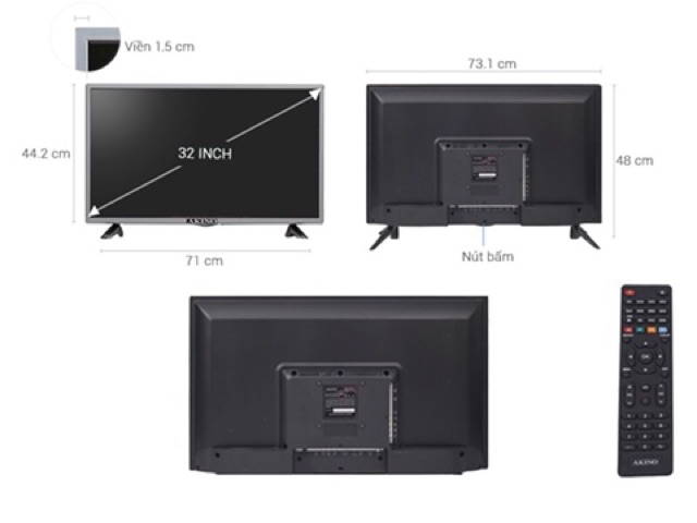 Smart Tivi Nashinal 32 inch HD LE-32F650 (Chính Hãng)