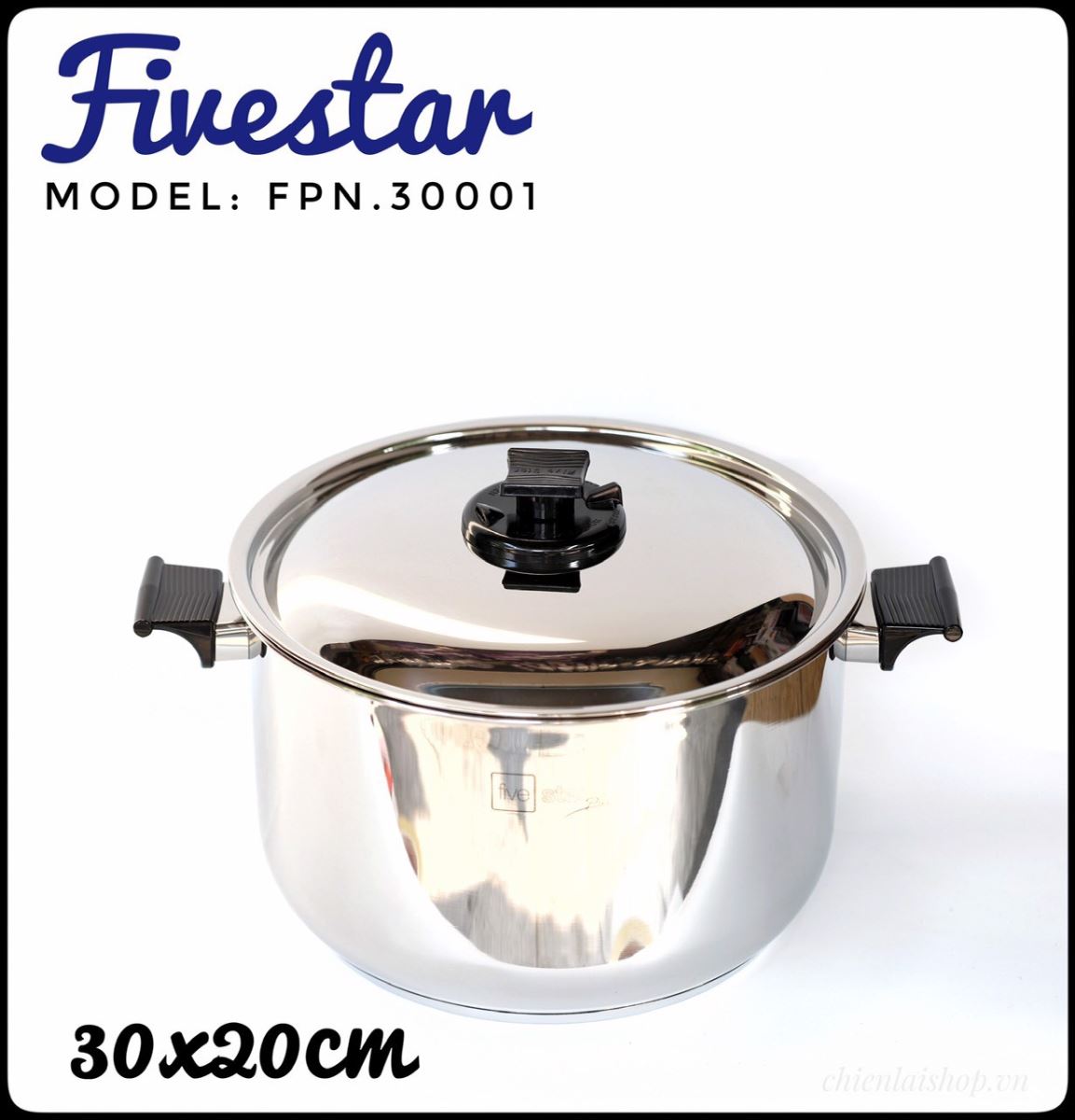 NỒI INOX 304 FIVESTAR FPN.30001 - 30CM